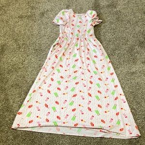 Long summery popsicle dress